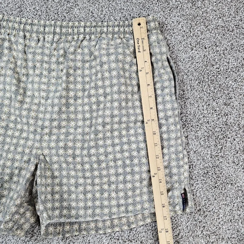 Vintage Chaps Ralph Lauren Shorts Mens XL Swim Trunks Lined Geometric AOP 90s